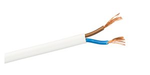 100m. Tubo piatto bianco 2x1,5mm² - Product Image 1