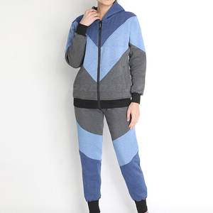 ชุดวอร์มผู้หญิงแขนยาวดีไซน์สองชิ้นสำหรับฤดูหนาว - Product Image 1