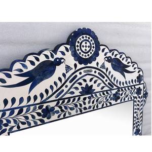 Espejo de Pared Moderno Hecho a Mano con Incrustaciones de Hueso Ecológicas, Marco Personalizable con Trabajo de Incrustación Detallado, Decorativo para Interiores Residenciales - Product Image 5