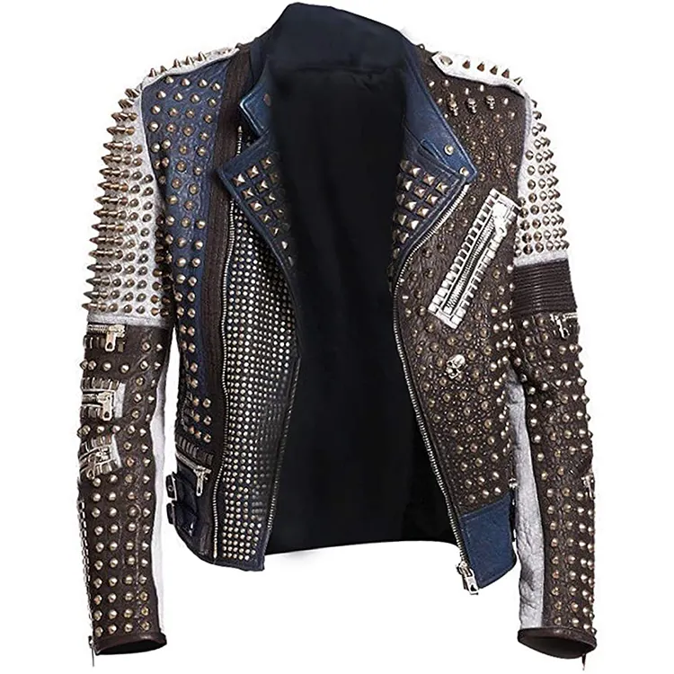 High Impact Custom Design Low Rate Leather Jackets For Men Top Fashion Hot Sale Custom Label Leather Jackets For Men