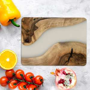 Luxury Handcrafted Olive Wood Boards Natural Epoxy Resin Cutting and Serving Board Kitchen Luxury Handcrafted from india - Product Image 5