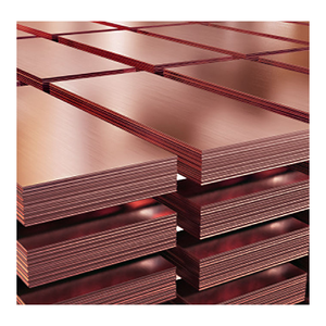 Electrolytic Copper Cathode Plates 99.99 Percent Pure Refined Copper Sheets for <b>Metal</b> Fabrication and Cable <b>Production</b> - Product Image 2