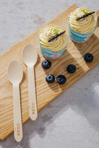 100% Biodegradable 160mm Wooden Disposable <b>Spoon</b> From Vietnam for Parties - Product Image 3