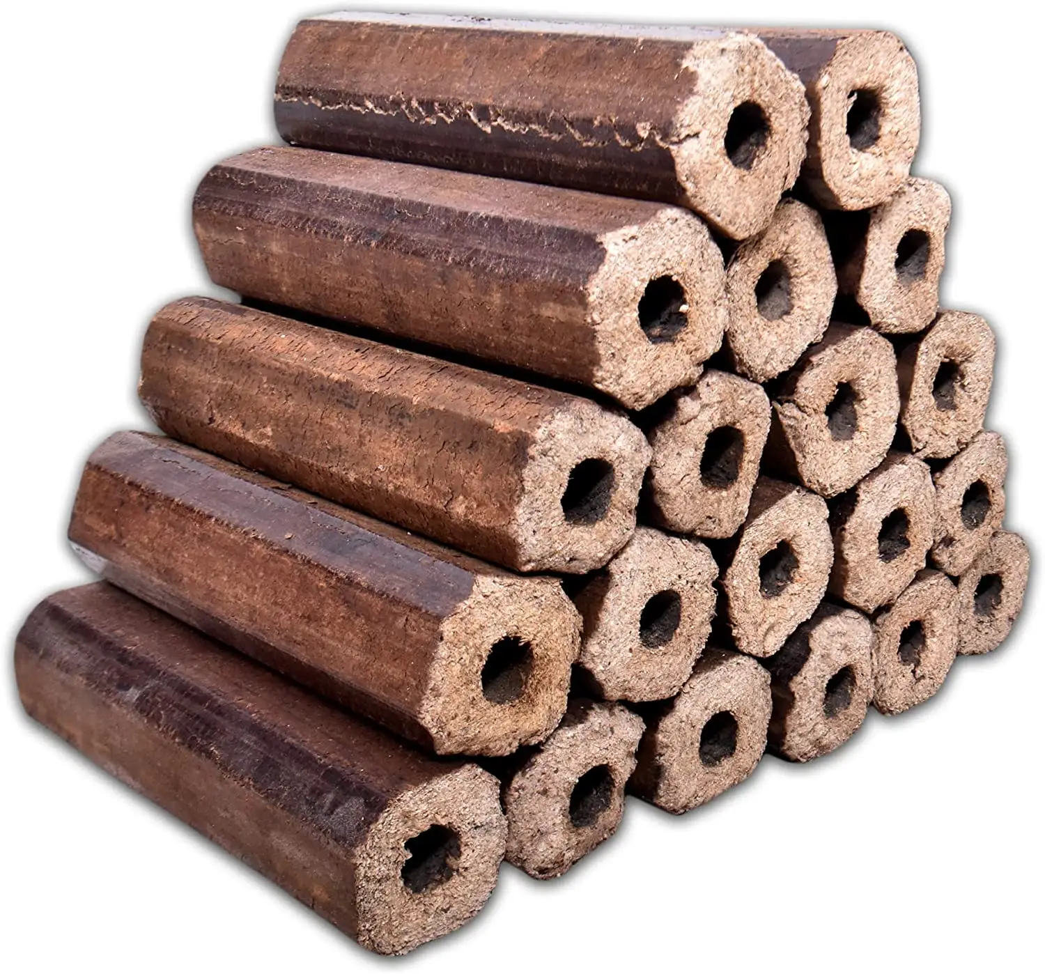 Briquetas de madeira/repelentes de madeira briquette 10kg 15kg 25kg fonte de embalagem em massa
