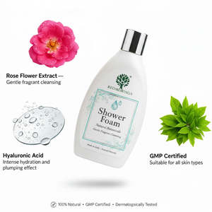 Mousse nettoyante pour le corps au Moringa rouge d'Italie, formule naturelle, pH équilibré, soin quotidien, 250 ml, marque privée OEM - Product Image 3