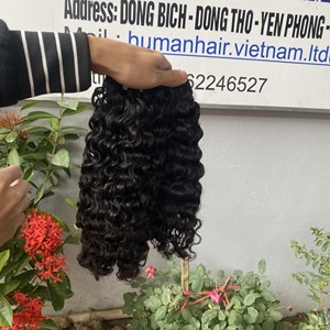Paquete de pelo virgen con cutícula alineada de muestra gratis al por mayor tejido vietnamita crudo 1B estilo ondulado 1B color de pelo - Product Image 6