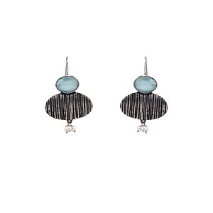 Pendientes de Perlas de Piedra con Diseño de Buey Verde Menta, Nuevo Concepto de Accesorio de Moda - Product Image 2