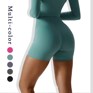 Haute qualité impression course femmes Shorts en gros haute élasticité vêtements de sport femmes Push up Fitness Shorts pour femmes 2025 - Product Image 2