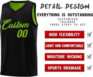Jersey de baloncesto personalizado para hombres y jóvenes Uniforme de hip hop Atlético personalizado con nombre y número de impresión Ropa deportiva - Product Image 2