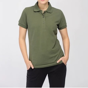 Venta al por mayor de verano de secado rápido Polo Camisetas Mujeres Casual Golf Deportes Tallas grandes Camisetas de las mujeres de media manga - Product Image 4