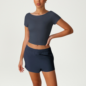 Conjunto de Yoga para Mujer de Color Sólido de Marca Privada, Ropa Deportiva de Dos Piezas en Venta, Conjunto de Yoga para Ejercicio - Product Image 5