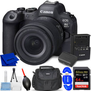 Appareil photo hybride plein format Canon EOS R6 Mark II avec objectif RF24-105mm F4 L USM, capteur CMOS 24,2 mégapixels - Product Image 2