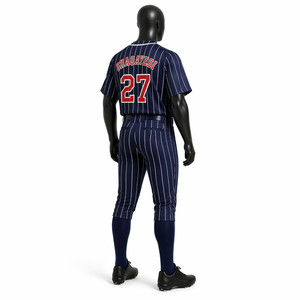 Polyester/Cotton <b>Baseball</b> Jersey Short Crew Neck T-Shirt Sublimated Print Custom Team Name Numbers Breathable Fabric Front/Back - Product Image 3