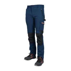 BETA Pantalones DE TRABAJO azules ligeros Slim Fit Multipocket Stretch Workwear - Product Image 3
