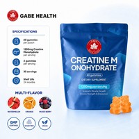 Gummies de Créatine Monohydrate en Gros 1200mg par Portion pour la Croissance Musculaire, la Force, l'Endurance, Pré-Entraînement, Sans Sucre, Végétalien, GMP, OEM