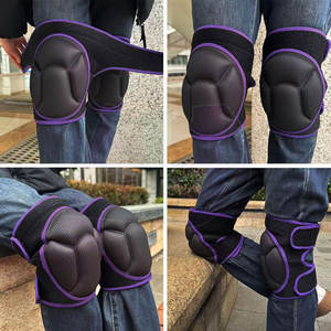 Genouillère en néoprène souple pour les tâches de genouillage prolongées, le jardinage et les travaux de réparation, avec rembourrage respirant pour soulager la douleur - Product Image 5