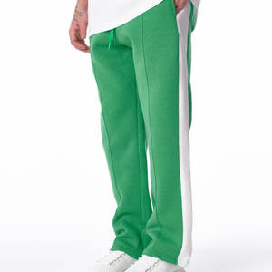 Pantalones de chándal personalizados de algodón de rizo francés pesado, pantalones de chándal lisos o bordados de fábrica OEM. - Product Image 1