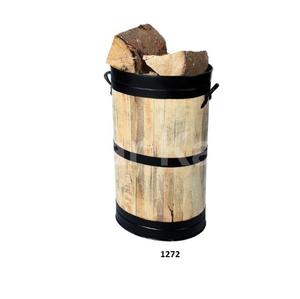 Cubo de carbón de Metal de Venta caliente con asa de transporte y Asa de soporte, accesorio para chimenea, tienda de troncos, soporte para encender - Product Image 4