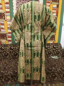 100% coton indien belle main bloc tigre imprimé caftan longue femmes tenue décontracté robe d'été ethnique naturel grande taille - Product Image 4