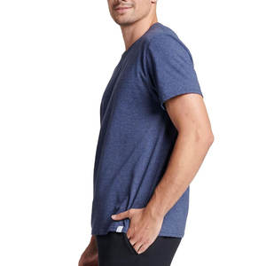 T-shirts en coton uni avec logo personnalisé OEM pour hommes T-shirt décontracté Streetwear de haute qualité fournisseur et fabricant - Product Image 2