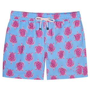 2026 Men's Eco-Friendly Casual Summer <b>Shorts</b> Custom Logo Embroidered All Print Beach Surf Board Swim Wear Mesh Lining New Beach - Product Image 1