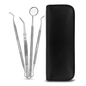 Ensemble de cure-dents dentaires en acier inoxydable MEDIVA ESSENCE, haute qualité, manuel, professionnel, instruments 5 en 1, classe I, poignée ergonomique, CE - Product Image 4