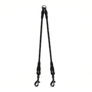 0.6 Patterned Round Nylon <b>Dog</b> Leash Dual <b>Lead</b> 56cm <b>Long</b> for Pets - Product Image 3