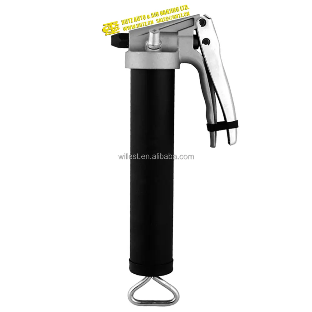 500cc High Pressure Hand Grease Gun HUTZ Greaser Pump Cartridge Greasing Manual Tool GG500PS01 Pistol Grip Grease Gun