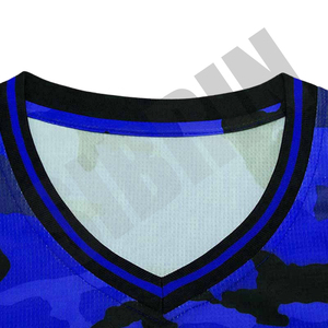 ชุดยูนิฟอร์มบาสเก็ตบอลแบบสั่งพิมพ์ลายพิเศษสำหรับผู้ใหญ่  สำหรับสโมสรกีฬา  ไซส์ใหญ่  ระบายอากาศได้ดี  แห้งเร็ว  ผลิตจากโพลีเอสเตอร์ - Product Image 4