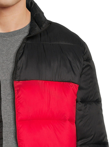 Custom Logo Men's Winter Puffer <b>Jackets</b> Winter Wear Puffer Clothing Male Classic Autumn Warm <b>Jackets</b> Men's Black & <b>Red</b> Pennal - Product Image 5