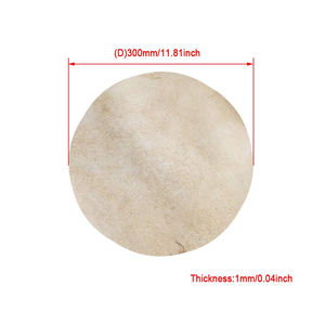 กลองหนังแกะโปร่งใสสีขาวคุณภาพสูงทำจากวัสดุหัวกลองแทมบูรีนขนาด8นิ้วหนังแพะผิวแบบแอฟริกัน - Product Image 4