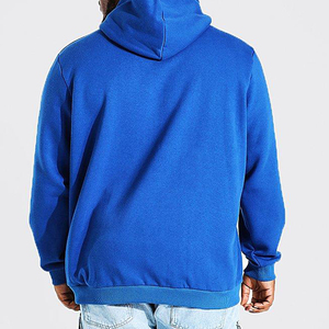Sweat-shirts à capuche longs pour hommes, coupe classique, best-sellers, streetwear confortable avec couleur unie pour l'hiver, service OEM - Product Image 2