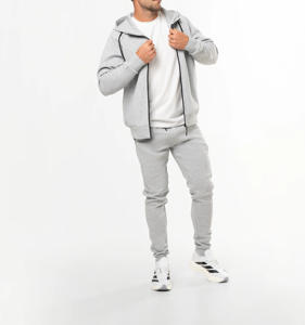 Conjunto Deportivo Personalizado al por Mayor para Hombre, Sudadera con Capucha y Cremallera y Pantalones Jogger de Felpa Premium, Ropa Deportiva Informal para Hombre - Product Image 6