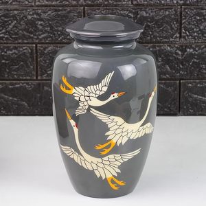 Urna de cremación funeraria para adultos grabada estilo americano para cenizas - Product Image 3