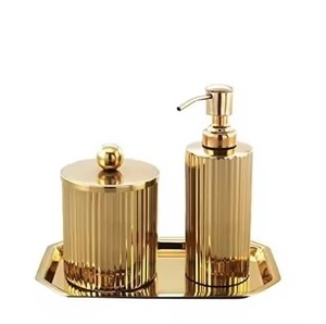 Luxury Look Metal Modern Design Liquid <b>Soap</b> Dispenser Gleaming Gold Heavy Duty Premium Quality Liquid <b>Soap</b> Dispenser Hot Selling - Product Image 1