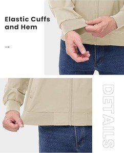 Chaqueta acolchada impermeable frontal personalizada de talla grande para hombre, abrigo cálido a prueba de viento para invierno, capucha para montaña nevada, tela de lona hecha - Product Image 4