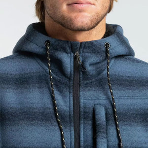 Vente en gros de sweat à capuche Sherpa tendance pour hommes haute qualité couleur personnalisée polaire à manches longues respirant vêtements d'hiver imprimé - Product Image 6