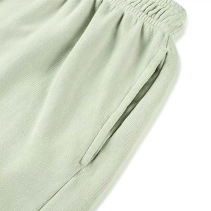 Shorts de sport décontractés pour hommes, 100% coton, respectueux de l'environnement, avec logo personnalisé, design OEM pour le fitness et la course à pied - Product Image 2