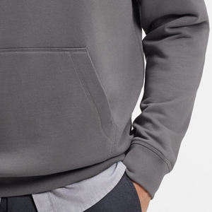 Sweat à capuche de haute qualité pour homme avec capuche et cordons de serrage réglables avec poche kangourou Couleur unie avec logo personnalisé - Product Image 4