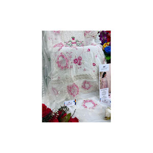 Ropa de fiesta de boda de calidad superior que lanza una nueva colección de trajes bordados de Georgette para mujer - Product Image 1