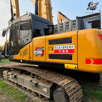 Excavatrice sur chenilles Sany SY235C de 24 tonnes, pelleuse moyenne avec moteur Isuzu 6BG1, d'occasion, pour travaux de terrassement et construction chinoise