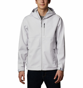 Water Resistant Softshell <b>Jacket</b> Breathable Windproof Outdoor <b>Jacket</b> with Multiple Zip Pockets and Adjustable Hood <b>Lightweight</b> - Product Image 1