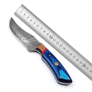 Cuchillo de Supervivencia Táctico HTTC STORE, el Más Vendido de Fábrica, de Acero de Damasco y Madera, para Caza al Aire Libre, con 3 Años de Garantía - Product Image 2