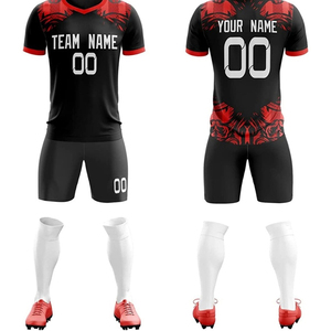 Nuevo OEM personalizado impresión personalizada adulto niños uniforme de fútbol uniforme de entrenamiento secado rápido transpirable equipo uniforme - Product Image 5