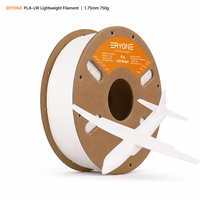 Filament d'impression 3D léger ERYONE PLA-LW 1,75 mm 750 g, matériau aérodynamique moussant pour avion RC