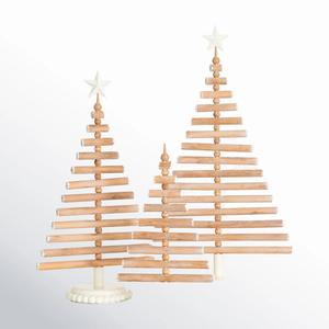 Adornos navideños colgantes de plástico hechos a mano para decoración de vacaciones familiares - Product Image 1