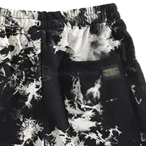 Pakistan Made 100% Cotton Casual Mid Waist Tie Dye <b>Shorts</b> High Quality Comfortable for <b>Men</b> - Product Image 6