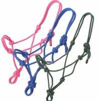 Buatan Pabrik Harga Murah Sampel Gratis Tali Kuda/Sapi Halter Kontrol Kepala Kerah Kuda Halter dengan Tali Ringan Semua Warna