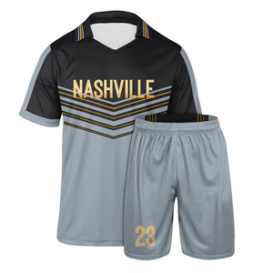 Conjuntos de Uniformes de Fútbol Personalizables de Alta Calidad, Cómodos y Sostenibles, Servicio OEM, Color y Logotipo Personalizados por Sublimación, Unisex - Product Image 1