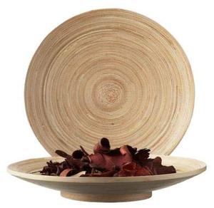 Palm Leaf round <b>Disposable</b> Serving Platters <b>Bamboo</b>-Like Paper Wood <b>Plates</b> for Parties Snacks and Sweets Dishes - Product Image 4